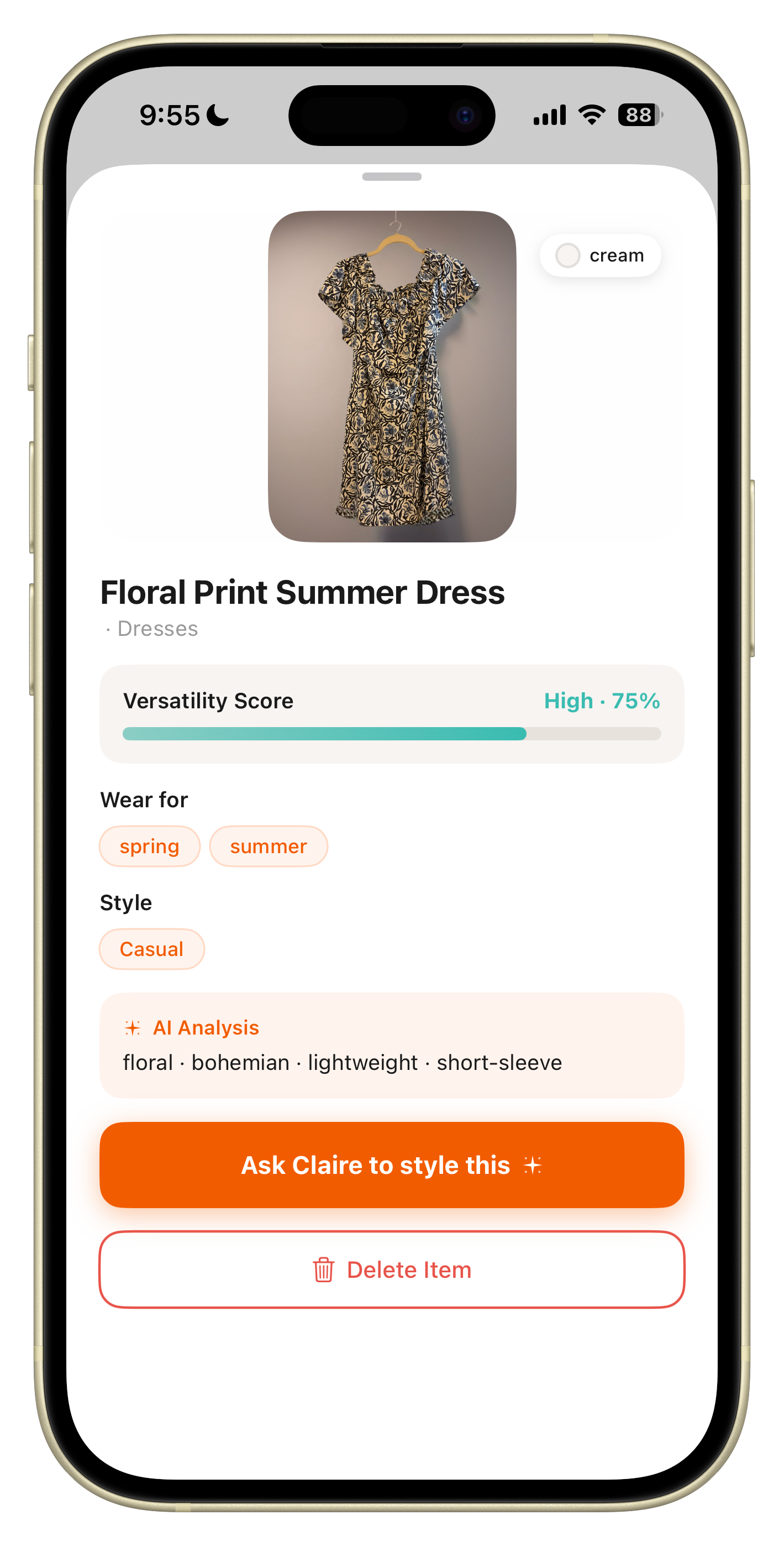 Your digital wardrobe in the HangRr app